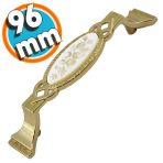 Mobilya Mutfak Dolabı Çekmece Dolap Kapak Kulpu Kulbu Altın 96 Mm Metal Kulp