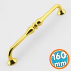 Mobilya Mutfak Dolabı Çekmece Dolap Kulpları Kapak Kulpu Kulbu Gold Renk 160 mm Metal Kulp