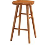 Mobilya Pub Taburesi Bar Ahşap Pub Tezgah Bar Taburesi Yemek Sandalyesi Pub Yan Yüksek, 65/75 cm, #2, Oturma Yüksekliği: 65 cm
