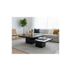 Mobilya Stant Most Marmoris Siyah %100 Mdf Orta Sehpa Set (Evinize Teslim)