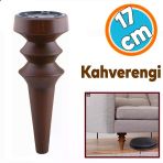 Mobilya Yükseltici Kanepe Koltuk Tv Ünitesi Baza Ayağı Zigon Orta Sehpası Ayak Ayakları Ahşap Desen 17 Cm