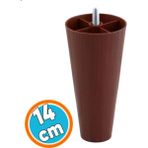 Mobilya Yükseltici Sehpa Kanepe Tv Ünitesi Koltuk Ayağı Baza Ayakları Plastik Ayak 14 Cm Ceviz