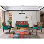 Mobilyabazari Hermes 2+1+1 Çay Seti Koltuk Takımı