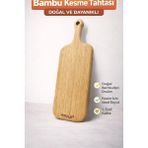 Mobilyacın Bambu Kesme Tahtası (Nil) 50X16 - Natural