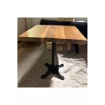 mobilyacın CAFE MASA Ahşap Kütük Masa ASLAN AYAK KARE 80x80