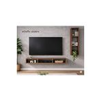 Mobilyacın Dekoratif Duvar Rafı - Tv Ünitesi 2 Parçalı Atlantik Çam 130x90