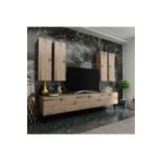 Mobilyafırsat Ideal Tv Ünitesi Duvar Raf Ve Duvar Dolaplı Q7020-3 Çırağan