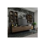 MobilyaFırsat Ideal Tv Ünitesi Duvar Rafı -2 Ceviz Q7002