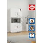 Mobilyanı Tasarla Tamamı Mdf 4 Kapaklı Mikrodalga/mini Fırın Dolabı Çok Amaçlı Mutfak Dolabı