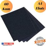 mobilyap Baytec - 60 Kum Kağıt Zımpara Su Zımparası Sarı Leke Banyo Mutfak 1.kalite Sulu Kuru Yüzey