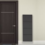 Mobilyapratik Siyah Kilitli Metal Ayakkabılık Mac4 - 4 Kapaklı - 50X15x136 H