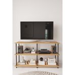 Mobitopya Çevir Kur 150 cm Tv Sehpası, Tv Ünitesi Atlantik Çam