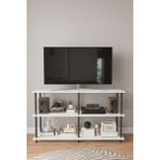 Mobitopya Çevir Kur 150 cm Tv Sehpası, Tv Ünitesi Beyaz
