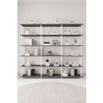 Mobitopya Çevir Kur 200 Cm Antrasit Kitaplık Bd 200*177*29 Cm