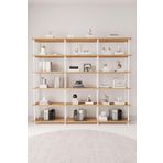 Mobitopya Çevir Kur 200 Cm Atlantik Çam Kitaplık Bd 200*177*29 Cm