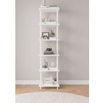 Mobitopya Çevir Kur 45 Cm Beyaz Kitaplık Bd 45*177*29 Cm