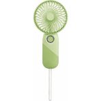 Mobixa Taşınabilir Mini Fan USB Şarjlı El Vantilatoru 3 Kademeli Sessiz, Yeşil