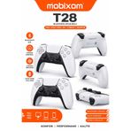 mobixom T28 Bluetooth Oyun Kolu PS3 / PS4 / PS5 / PC / Tablet / Telefon Uyumlu Kablosuz Gamepad