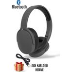 Mobixom Yeni Nesil Şık Ergonomik Tasarım Extra Bass Kablosuz Bluetooth Mikrofonlu Spor Kulaklık - Siyah