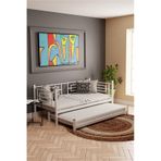 MOBLAY Larissa Yavrulu Daybed Sedir Karyola Beyaz