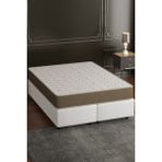 Mobpazar Basic Full Ortopedik Lux Bamboo Yaylı Yatak, (23cm) Çift Taraflı Kullanım, Yüksek Konfor 150X200 cm - 150 x 200 cm