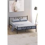 Mobpazar Berkin Metal Karyola 140X200 cm Siyah Renk - 140 x 200 cm