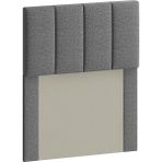 Mobpazar Capella Baza Başlığı 90X100 cm Antrasit Tek Kişilik - 90 x 100 cm
