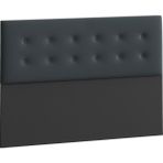 Mobpazar Yatak Başlığı, Belgrad Başlık Antrasit, 140 cm - 140 x 100 cm