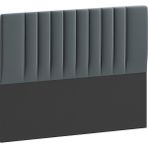 Mobpazar Yatak Başlığı, Lotus Başlık Antrasit 150X100 cm - 150 x 100 cm