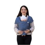 moby baby co. Sling -%100 Pamuk - Wrap - Bebek Taşıma Şalı (Lacivert, 450cm x50cm)