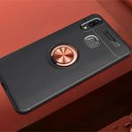 Moby Shop Huawei Y7 Prime 2019 Ultra Koruma Sağlayan Stand Özellikli Ringguard Yüzüklü Silikon Kılıf