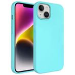 Moby Shop İphone 14 Kılıf Sıvı Teknolojili Silinebilir Sert Kılıf Yumuşak Dokulu Ve Soft Yapılı Magsafe Özellikli Pastella Premium Silikon Kapak Kapak