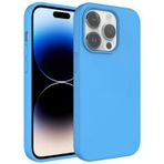 Moby Shop İphone 14 Pro Kılıf Sıvı Teknolojili Silinebilir Sert Kılıf Yumuşak Dokulu Ve Soft Yapılı Magsafe Özellikli Pastella Premium Silikon Kapak Kapak
