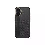 Moby Shop İphone 16 Plus Kılıf Sportif Karbon Tasarımlı Ve Magsafe Özellikli Fortex Premium Sert Silikon Kapak