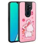 Moby Shop Oppo A5 2020 Kılıf Parlak Simli Ve Şirin Hayvan Figürlü Whimsy Premium Silikon Kapak