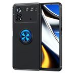 Moby Shop Poco M4 Pro 4G Ultra Koruma Sağlayan Stand Özellikli Ringguard Yüzüklü Silikon Kılıf