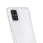 Moby Shop Samsung Galaxy A71 Kılıf Tam Koruma Sağlayan Ultra Sağlam Glazarm Premium Şeffaf Sert Silikon Kapak