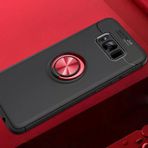 Moby Shop Samsung Galaxy S8 Plus Ultra Koruma Sağlayan Stand Özellikli Ringguard Yüzüklü Silikon Kılıf