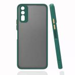 Moby Shop Vivo Y20 Kılıf Kenarları Renkli Arkası Mat Rexa Premium Silikon Kapak