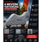 Mobylette AV44 Arka Çanta Uyumlu Branda Motosiklet Brandası Çadır Örtü