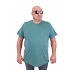 Moc Grande 11100 Büyük Beden Basic Çağla Erkek T-shirt