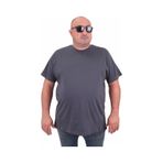 Moc Grande 11100 Büyük Beden Basic Füme Erkek T-shirt