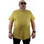 Moc Grande 11100 Büyük Beden Basic Limon Erkek T-shirt