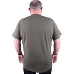 Moc Grande 11160 Büyük Beden Haki Erkek T-shirt