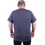 Moc Grande 11170 Büyük Beden Füme Erkek T-shirt