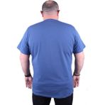 Moc Grande 11170 Büyük Beden İndigo Erkek T-shirt