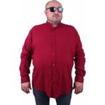 Moc Grande 11307 Bordo Keten Erkek Gömlek