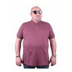Moc Grande 11501 Büyük Beden Basic Eflatun Erkek T-shirt