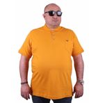 Moc Grande 11501 Büyük Beden Basic Hardal Erkek T-shirt