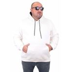 Moc Grande 11700 Ekru Kapüşonlu Erkek Sweatshirt